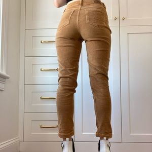 American eagle brown corduroy pants